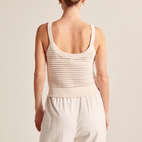 Abercrombie Crochet Scoopneck SIZE M - Picture 3 of 9